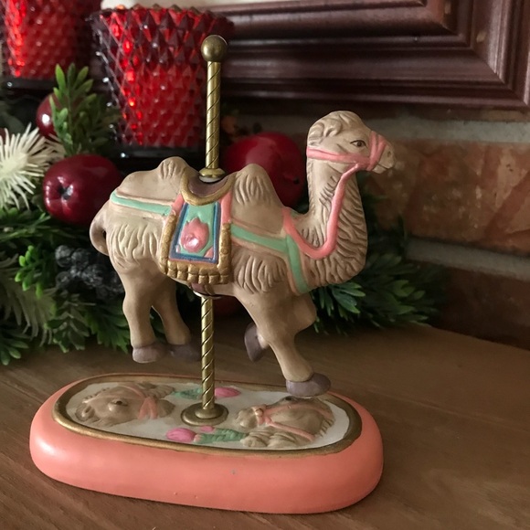 Rare Vintage Porcelain Llama Carousel - Picture 6 of 8